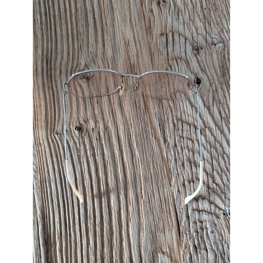 Vintage Eyeglasses Anita RS Windsor Aviator Round Gold Metal Half Rim Oversized - Picture 16 of 16